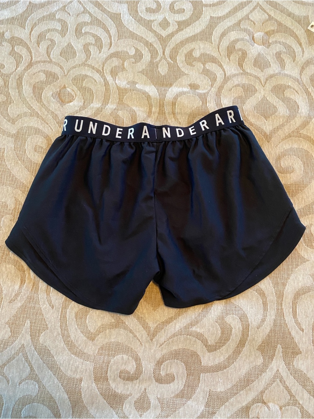 Under Armour HeatGear Black Loose Fit Running Shorts Medium - Picture 7 of 11